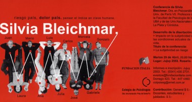«La subjetividad en riesgo» Dra. Silvia Bleichmar (2003)