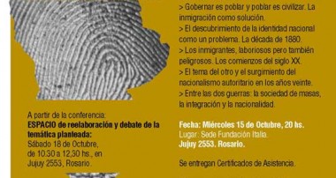 «La construcción de la identidad nacional en un país de inmigrantes» Dr. Fernando J. Devoto (2003)